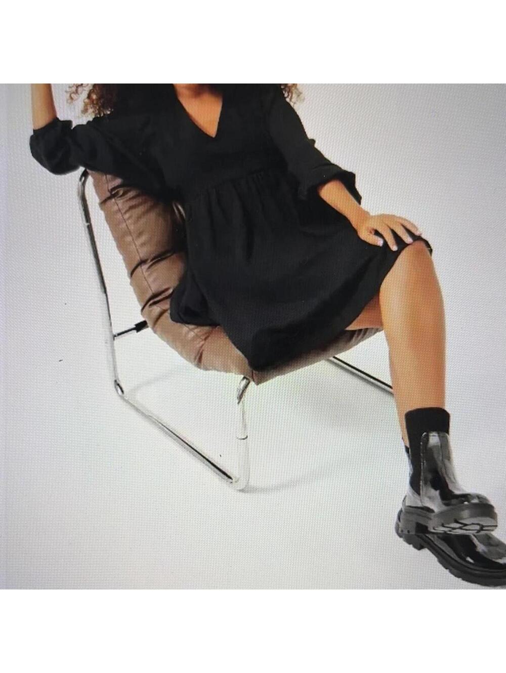 Black Babydoll Mini Dress